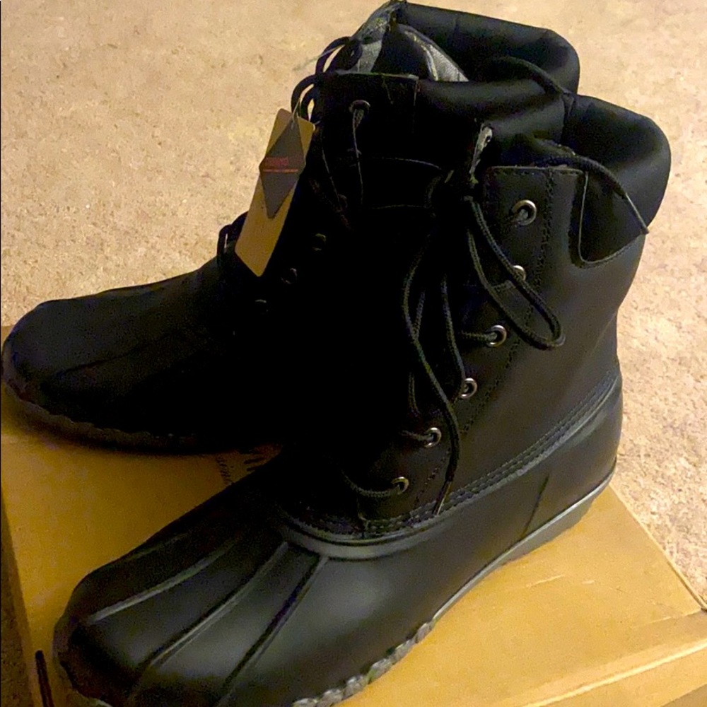 - Weatherproof boots